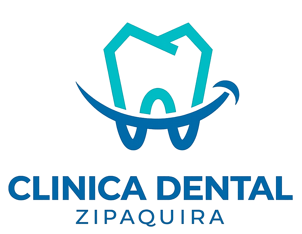 clínica dental zipaquira logo design
