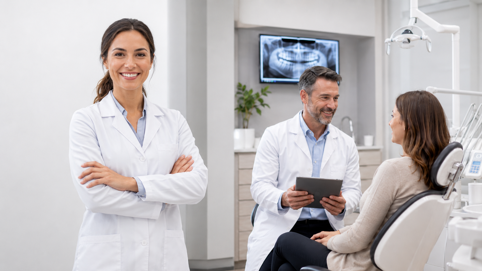 Atención odontológica profesional en clínica dental
