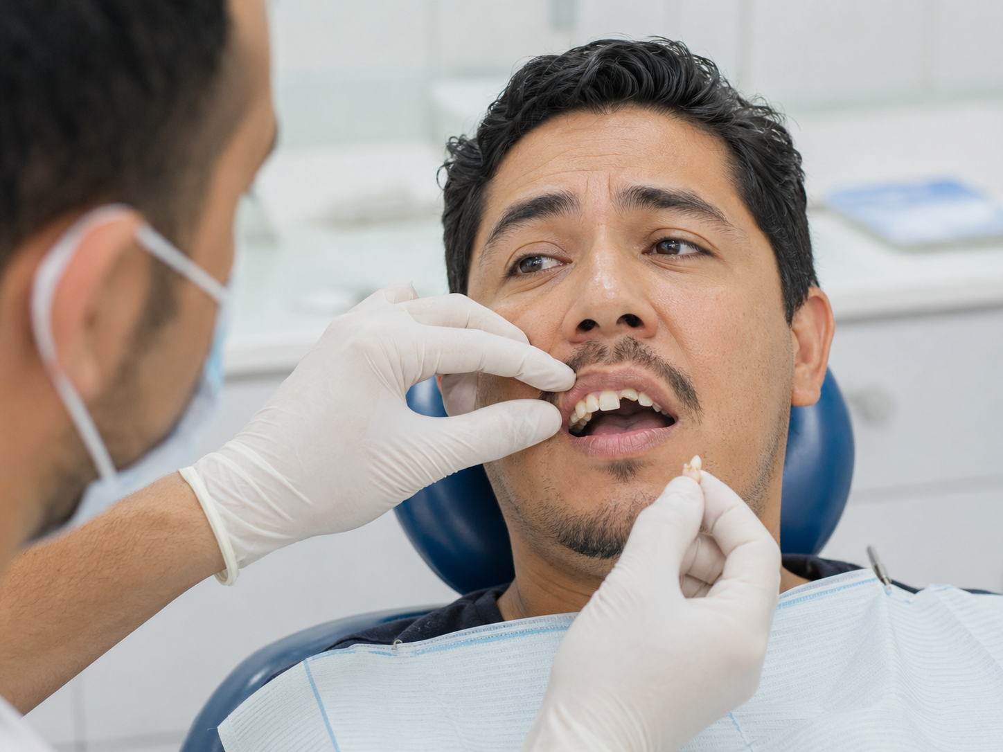Diente roto tratado como urgencia odontológica en Zipaquirá