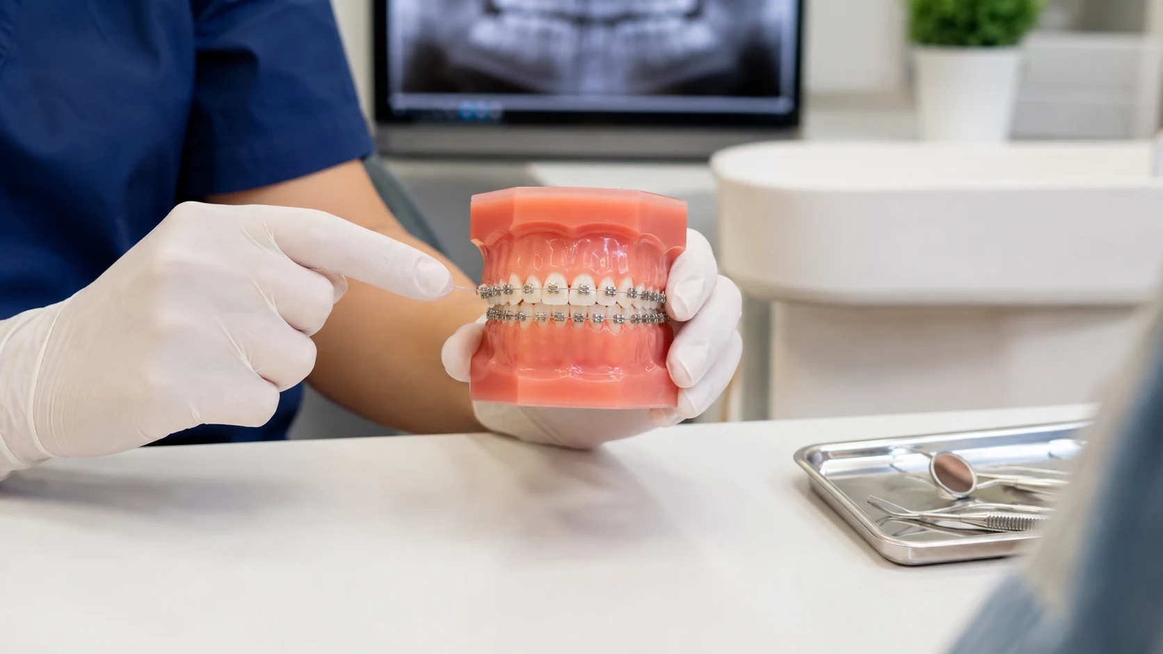 Escaneo digital y planificación de alineadores invisibles en consultorio dental