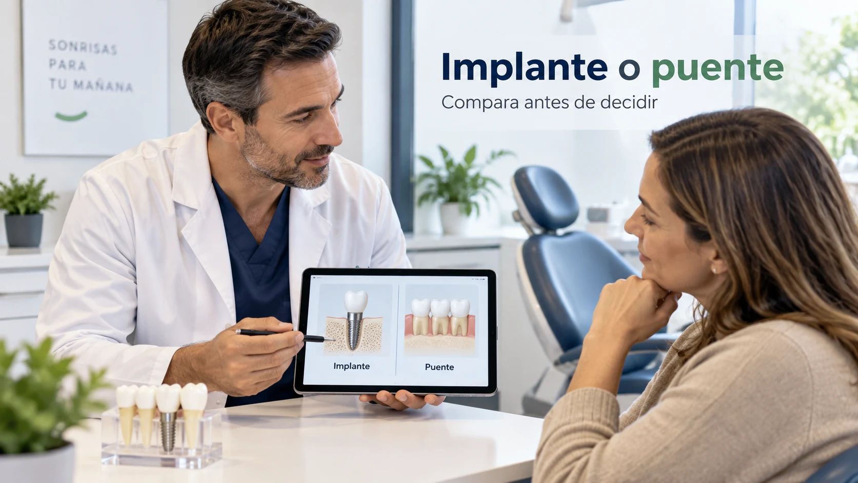 Implante dental o puente en Zipaquirá: cómo comparar cuál opción puede convenirte