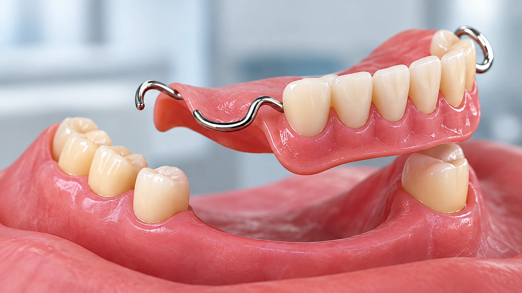 Prótesis parcial removible como alternativa para reemplazar varios dientes