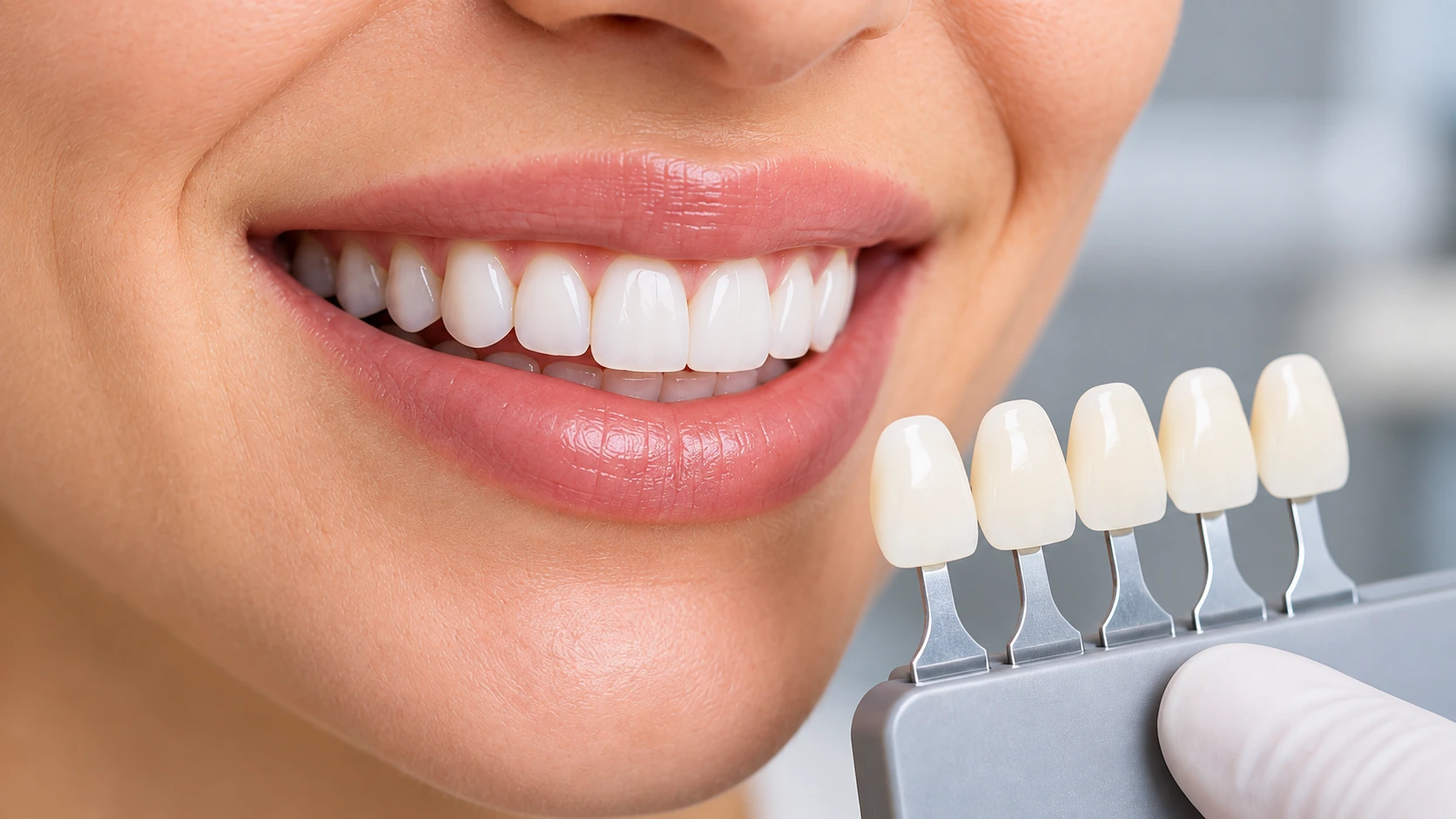 Comparación de tonos dentales durante la planificación estética de la sonrisa