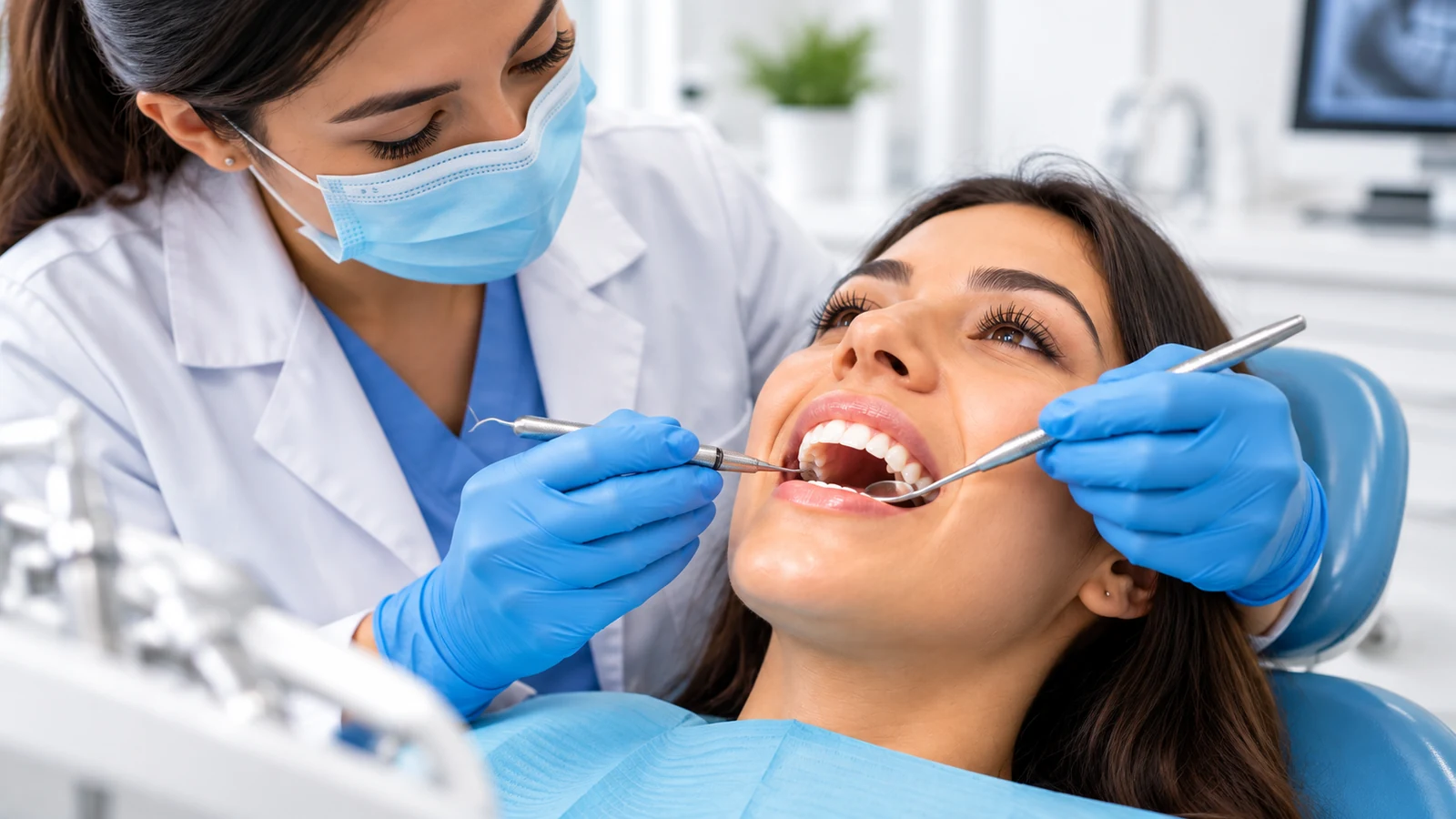 Profilaxis y detartraje dental en Zipaquirá: diferencias, cuándo se necesitan y qué esperar Profesional realizando una profilaxis dental durante una valoración odontológica.